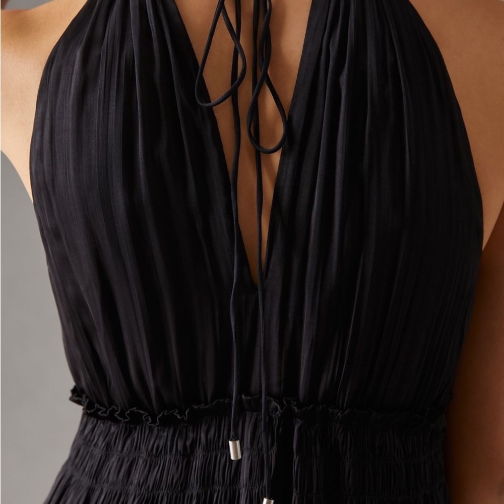 BY ANTHROPOLOGIE TIERED HALTER DRESS - Picture 5 of 8